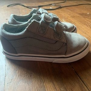 Gray and brown size 9.5 Vans